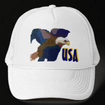 USA Eagle Hat by MarciaCox USA Eagle Hat
