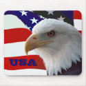 USA Eagle Mousepad by creative_eye USA Eagle Mousepad