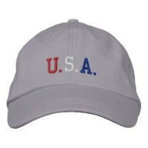 USA EMBROIDERED BASEBALL CAP