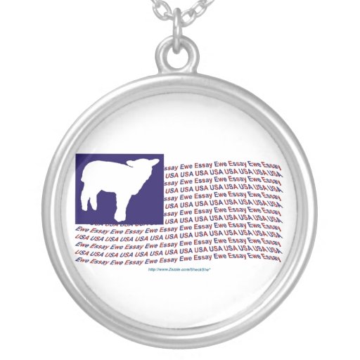 USA Ewe Essay USA Ewe Essay USA Ewe Essay Pendant