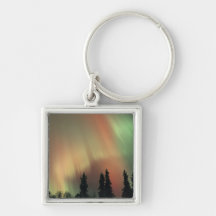 USA, Fairbanks area, Central Alaska, Aurora 3 Key Chains
