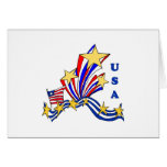 USA Fireworks Greeting Card