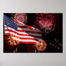 USA Fireworks Poster