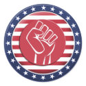 USA Fist stickers by madbox USA Fist stickers