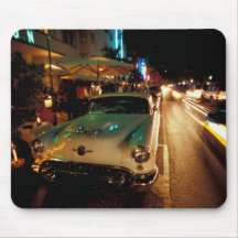 USA, FL, Miami, South Beach at night. 2 Mousepad