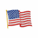 USA Flag Embroidered Shirt