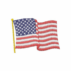 USA Flag Embroidered Shirt USA Flag Embroidered Shirt
