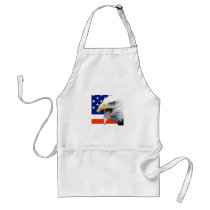 USA Flag and Eagle aprons