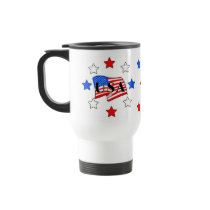 USA Flag and Stars Mug