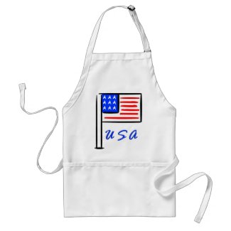 USA Flag apron