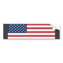 Usa Flag Bumper Sticker
