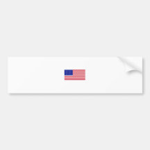 USA Flag Bumper Sticker