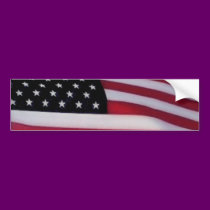 USA flag bumpersticker