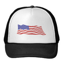 USA Flag Cap Trucker Hat