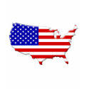 USA-flag-country-bevelled-edge t-shirts by DejaVu_Images USA-flag-country-bevelled-edge t-shirts