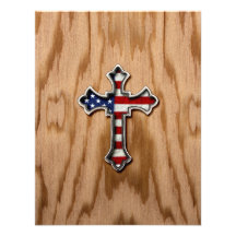 USA Flag Cross Announcements