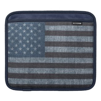 USA flag - denim look i-pad case