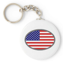 USA Flag Design! Key Chain