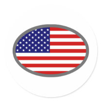USA Flag Design! Stickers