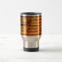 USA Flag Grunge Mug
