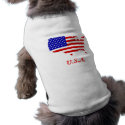 USA Flag in Country Shape pet clothing by DejaVu_Images USA Flag in Country Shape pet clothing