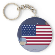 USA Flag_ Key Chains