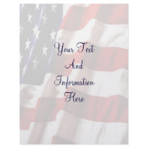 USA Flag Letterhead