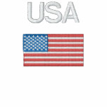 USA Flag Long Sleeve Polo