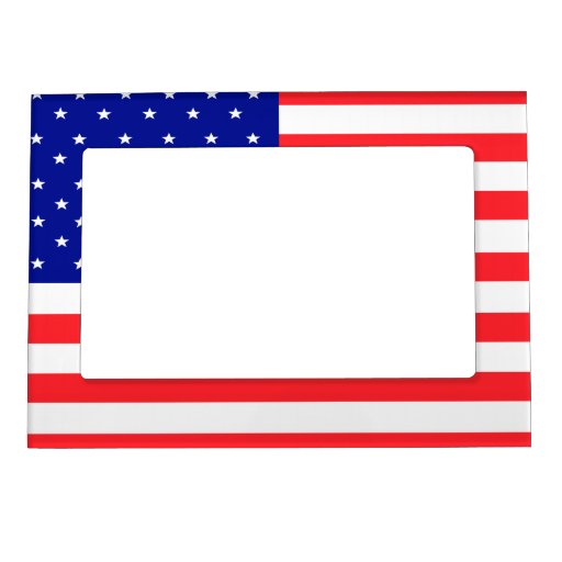 USA Flag Frame Zazzle