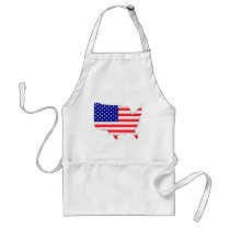 Usa flag map aprons by FlagStore Usa flag map aprons