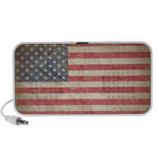 USA Flag Notebook Speaker