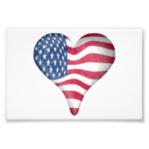 USA Flag Painting Photo