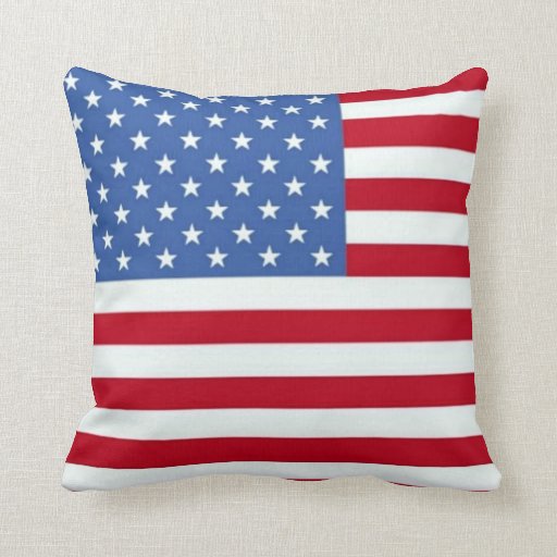 USA Flag Pillow Zazzle