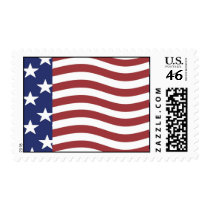 USA flag postage