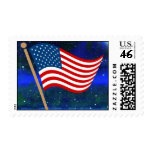 USA Flag Postage Stamp
