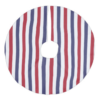 Red White And Blue Christmas Tree Skirts | Zazzle