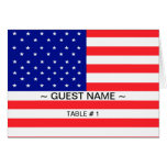 USA Flag Table # Place Card