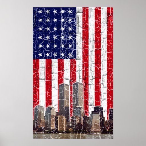 Albums 102+ Pictures twin towers pictures with american flag Latest