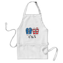 USA Flip Flops Apron