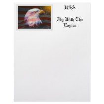 USA / Fly With The Eagles letterhead by smudgeart USA / Fly With The Eagles letterhead