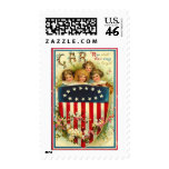 USA Girls Vintage Americana Postage