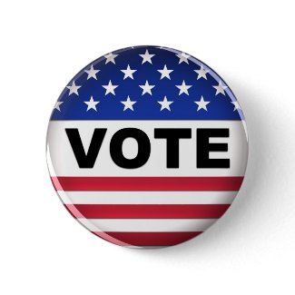 USA Go Vote - Button