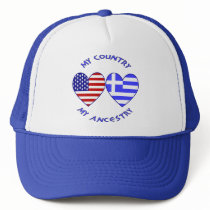 USA / Greek Country Ancestry Hats