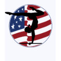 USA Gymnast t-shirt by sports_tshirts USA Gymnast t-shirt