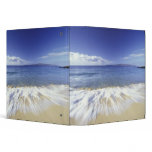 USA, Hawaii, Maui, Surf coming in to Makena binders