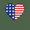 USA Heart Flag T-Shirt