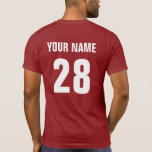 USA Hockey T-Shirt with Name & Number print t-shirts