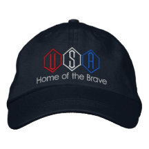 USA Home of the Brave Baseball Cap
