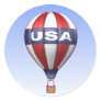 USA Hot Air Balloon Sticker