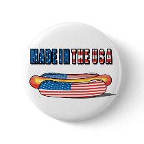 USA Hot Dog buttons by alternateworlds USA Hot Dog buttons